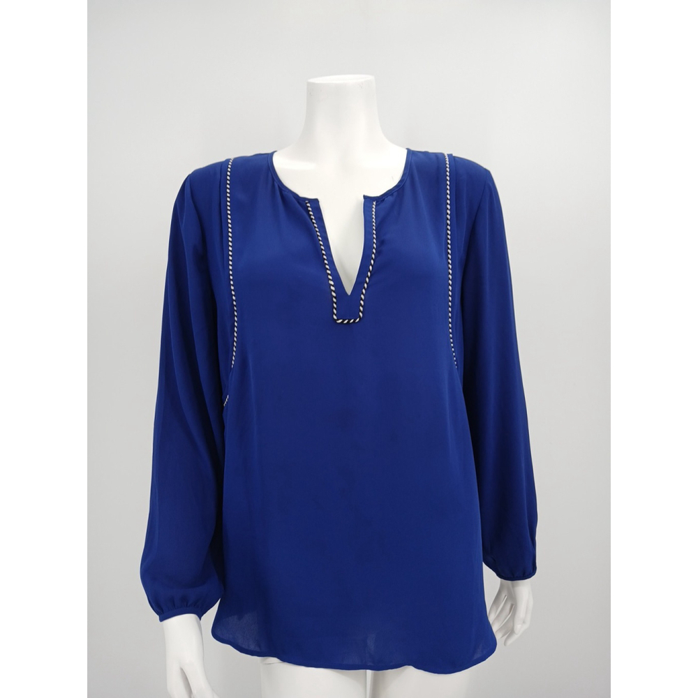 J.Crew Womens Royal Blue Blouse Size 10